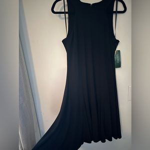 Black Ralph Lauren, Lauren Size Large NWT black swing dress $29